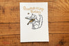 Saturn Press Letterpress Greeting Card Hey Diddle Diddle Midcoast Maine Artisan Store The Good Supply Pemaquid Made in USA