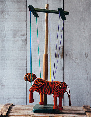 Marionnette à Main Tigre – The Puppet Company – Collection CarPets – En Feutrine – Dès 12 Mois – Idéale Voyage