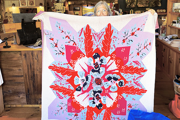 Washable merino wool blanket top