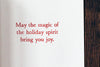 Saturn Press Christmas Card Made in Maine USA Spirit of the Season Fir Tree