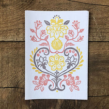 The Good Supply Midcoast Artisan Store Letterpress Cards Saturn Press Made in Maine USA Flowers and Vine