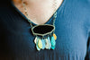 The Good Supply in Pemaquid Maine Enamel Artist Kate Mess Statement Necklace Tidal Necklace No.5 Bubbles Handmade in USA