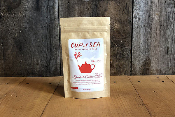  The Good Supply in Pemaquid Maine Artist Collection Cup of Sea Sailor's Cure-All Seaweed Tea
