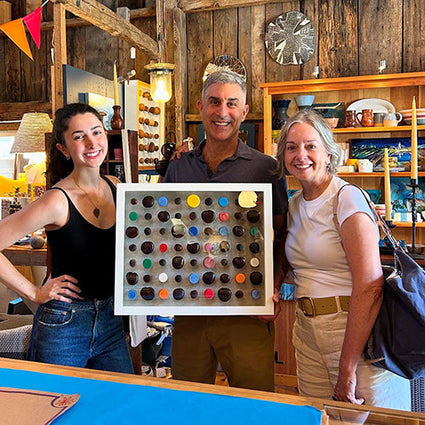 Assemblages Artist Alec Madoff Portrait Fresh Maine Art Midcoast Maine Artisan Store The Good Supply Pemaquid Made in USA