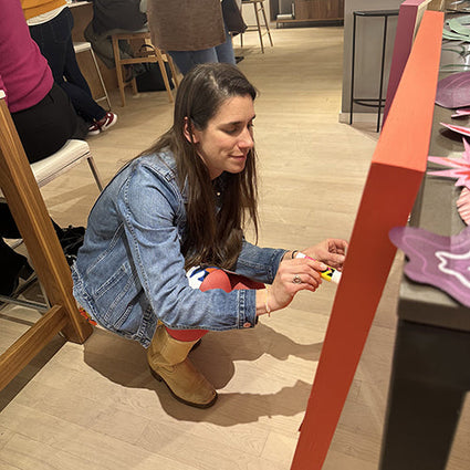 Kate Martens Artist Portrait Fresh Maine Art Midcoast Maine Artisan Store The Good Supply Pemaquid Made in USA