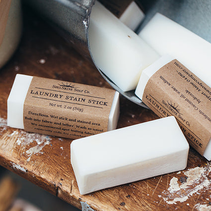 The Good Supply in Pemaquid Maine Organic Laundry and Apothcary Artist SoulShine Soap Co Stain Remover Stick Made in USA