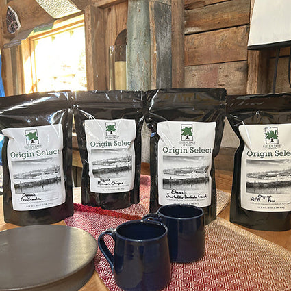 Organic Coffee Beans by Green Tree Roasted Fresh Maine Art Midcoast Maine Artisan Store The Good Supply Pemaquid Made in USA