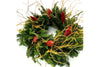 2023 Wreath Pick-up for the Holidays Rachel Alexandrou of Giantdaughter Midcoast Maine Artisan Store The Good Supply Pemaquid Made in USA Asparagus  and Sumac