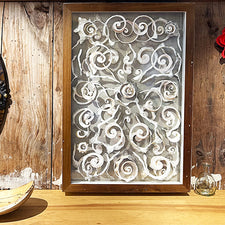 Assemblage of Conch Shell Slices by Museum Artist Alec Madoff Portrait Fresh Maine Art Midcoast Maine Artisan Store The Good Supply Pemaquid Made in USA