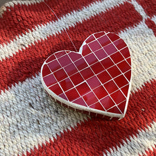 Disco Hearts Series | Flat Red