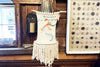 Hand Woven Wall Hanging with Beach Trash by Elizabeth Martone of EFM Studio Pemaquid Maine Midcoast Artisan Store The Good Supply Made in USA