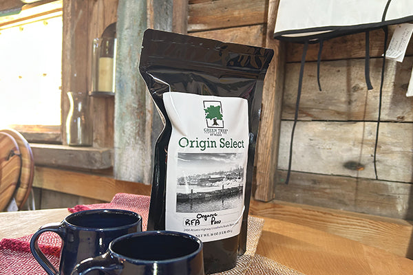 Organic Rain Forest Alliance Peru Coffee by Green Tree Roasted Fresh Maine Art Midcoast Maine Artisan Store The Good Supply Pemaquid Made in USA