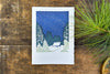Saturn Press Letterpress Christmas Holidays Greeting Card Quiet Night Midcoast Maine Artisan Store The Good Supply Pemaquid Made in USA