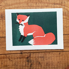 Saturn Press Letterpress Greeting Card Vix Midcoast Maine Artisan Store The Good Supply Pemaquid Made in USA