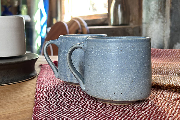 Stout Mug in Blue Jeans by Hanako Nakazato of Monohanako Fresh Maine Art Midcoast Maine Artisan Store The Good Supply Pemaquid Made in USA