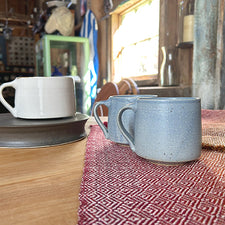 Stout Mug in Blue Jeans by Hanako Nakazato of Monohanako Fresh Maine Art Midcoast Maine Artisan Store The Good Supply Pemaquid Made in USA