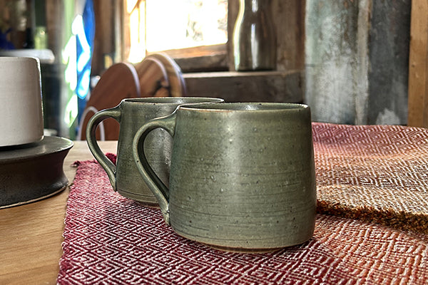 Stout Mug in Soft Teal by Hanako Nakazato of Monohanako Fresh Maine Art Midcoast Maine Artisan Store The Good Supply Pemaquid Made in USA