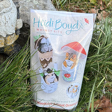 Whimsy Kit Felt Mini Woodland Animals Ornaments by Heidi Boyd Crafts Maine Art Midcoast Maine Artisan Store The Good Supply Pemaquid Made in USA