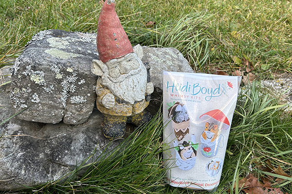 Whimsy Kit Felt Mini Woodland Animals Ornaments by Heidi Boyd Crafts Maine Art Midcoast Maine Artisan Store The Good Supply Pemaquid Made in USA