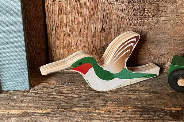 Wooden Whistle Hummingbird by Maple Landmark Midcoast Maine Artisan Store The Good Supply Pemaquid Made in USA