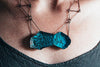 Rusticator Series Necklace by Enamel Artist Kate Mess in Maine USA