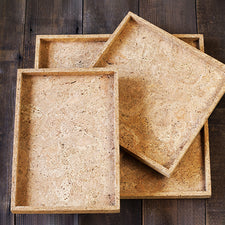 Cork Ottoman Tray by Bitters Co Midcoast Maine Artisan Store The Good Supply Pemaquid Made in USA