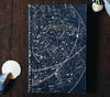  Handbound Blank Pages Travel Notebook by DSKI Design made in USA Vintage Star Chart