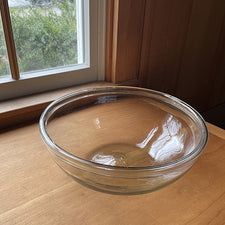 Glass Salad or Serving Bowl Handblown in Mexico by Bitters Co Midcoast Maine Artisan Store The Good Supply Pemaquid Made in USA