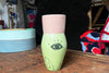Gold Lustered Image Vase with Eye Ear Tooth by Luster Hustler Aidan Fraser Bodies Midcoast Maine Artisan Store The Good Supply Pemaquid Made in USA