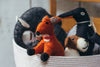 Mulxiply Hand Felted Stuffed Animal Fox Made in Nepal Fairtrade Supporting Womens Cooperatives