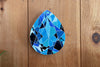 Rocks that I Got Mini Gem Blue Topaz Glass Mosaic Wall Tile by EFM Studio Midcoast-Maine Artisan Store The Good Supply Pemaquid Made in USA