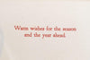 Saturn Press Letterpress Card Wire Birds is made in Maine USA
