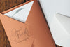Letterpress Stationery Sets by Saturn Press are made in Maine, USA, on recycled paper. Flourish Quill