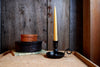 The Good Supply Artisan Store in Pemaquid Maine Midcoast Blacksmith James W Kearney hand Wrought Iron Chamberstick Made in USA