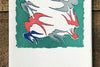 The Good Supply Pemaquid Midcoast Artisan Store Letterpress Card Saturn Press Made in Maine USA Flying Birds