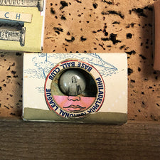 The Good Supply Midcoast Artisan Store Matchbook Artwork Baseball made by Margaret Rizzio in Maine USA