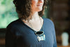 The Good Supply in Pemaquid Maine Enamel Artist Kate Mess Statement Necklace Tidal Necklace No.5 Bubbles Handmade in USA