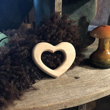 The Good Supply in Pemaquid Maine Artist Collection Maple Landmark Made in USA Heart Teething Ring