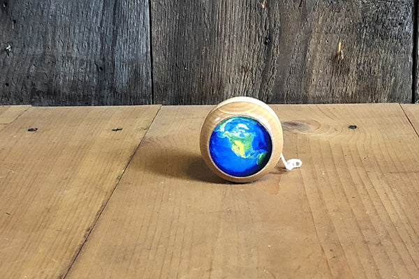 The Good Supply in Pemaquid Maine Artist Collection Maple Landmark Sustainably Harvested Wood Earth Yo-Yo made in USA