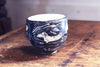 The Good Supply Pemaquid Maine Environmental Artist Tim Christensen Ceramic Sculpture Sgraffito Cup Here's to You with hand and Chickadee Made in USA