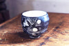 The Good Supply Pemaquid Maine Environmental Artist Tim Christensen Ceramic Sculpture Sgraffito Cup Here's to You with hand and Chickadee Made in USA