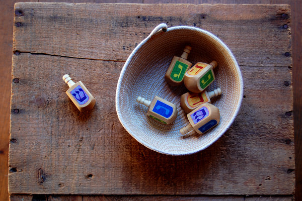 The Good Supply Pemaquid Maine Midcoast Artisan Store Maple Landmark Sustainably Harvested Vermont Hardwood Hanukkah Holiday Dreidel Made in USA 