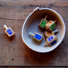 The Good Supply Pemaquid Maine Midcoast Artisan Store Maple Landmark Sustainably Harvested Vermont Hardwood Hanukkah Holiday Dreidel Made in USA 