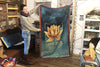 The Good Supply Pemaquid Maine Midcoast Artisan Store Meditation Blanket in Lotus Machine Washable by Gina Rose Halpern of the Chaplaincy Institute Made in USA