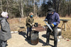 Tim Christensen Raku Workshop The Good Supply Pemaquid Maine Environmental Artist Tim Christensen Ceramic Sculpture Sgraffito and Raku Workshop Midcoast Made in USA